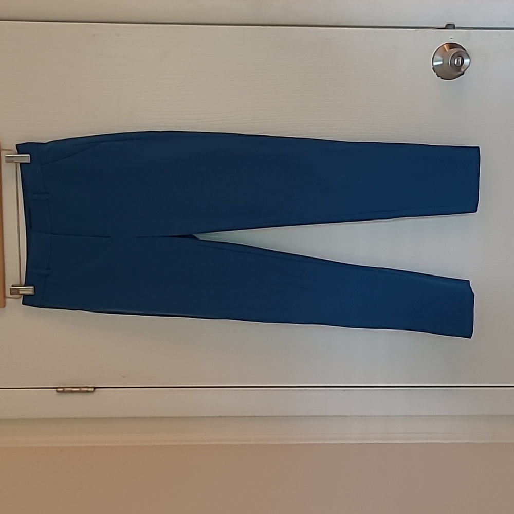 White House Black Market Blue Cropped Pants